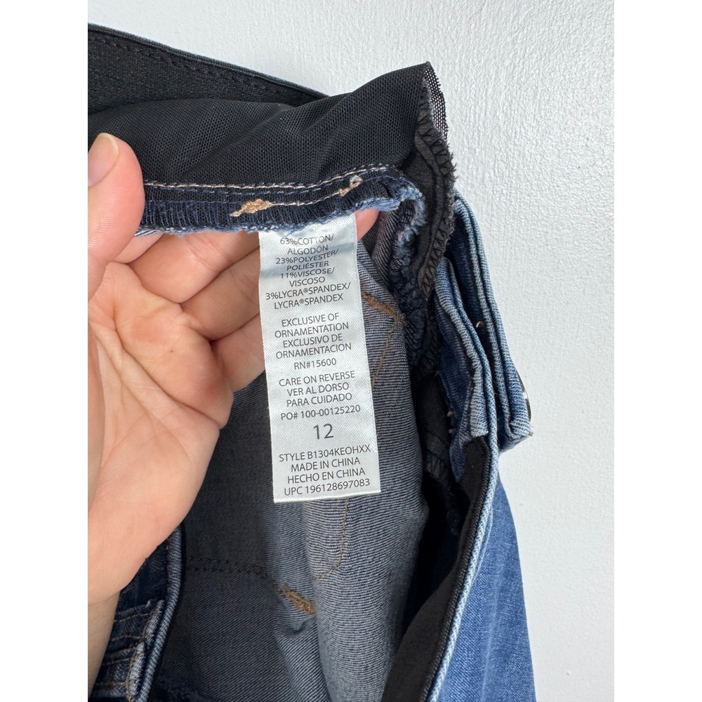 Flattering Democracy Womens 12 Ab-solution Skinny Jeans Blue Medium Wash Stretch - Picture 8 of 11